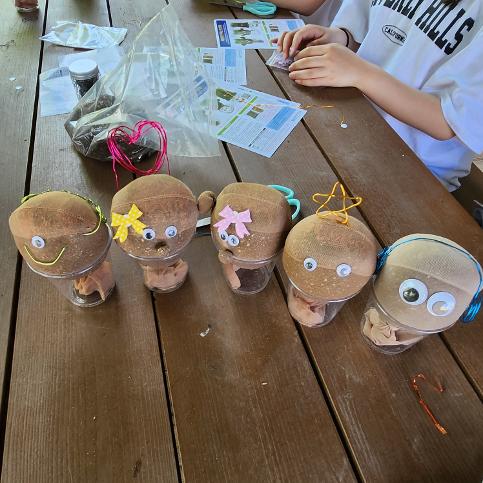 생태숲 체험활동-잔디인형, 씨앗폭탄 만들기